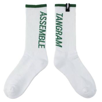 【TANGRAM-タングラム】ASSEMBLE LOGO CREW SOX【GRN】