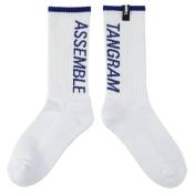 【TANGRAM-タングラム】ASSEMBLE LOGO CREW SOX【NAVY】