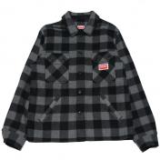 【KENZO-ケンゾー】Heavy Wool Check Overshirt