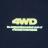 【4WD-4WORTHDOING-】EXPERIMENTAL STUDIO CREW SWEAT【NAVY】