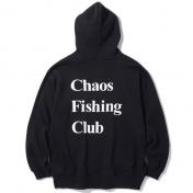 【Chaos Fishing Club-カオスフィッシングクラブ】PUFF LOGO HOODIE【BLK】