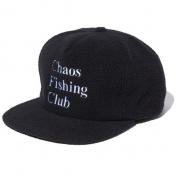 【Chaos Fishing Club-カオスフィッシングクラブ】FLEECE LOGO CAP【BLK】
