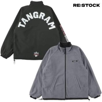 【TANGRAM-タングラム】GOLF CLUB FLEECE REVERSIBLE JACKET【OLV】